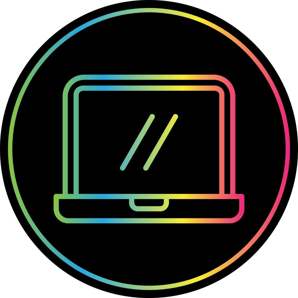 Laptop Vector Icon Design