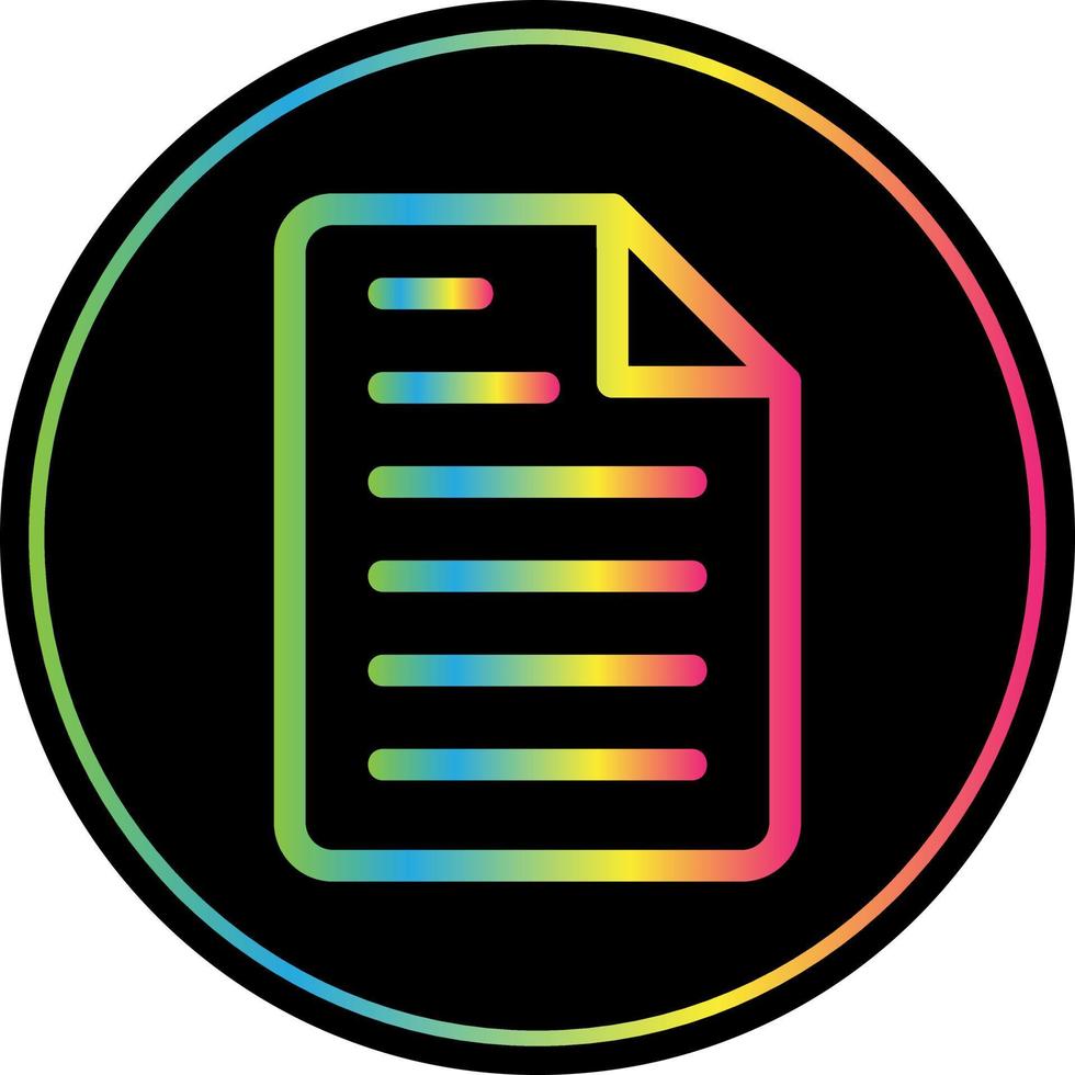 Document Vector Icon Design