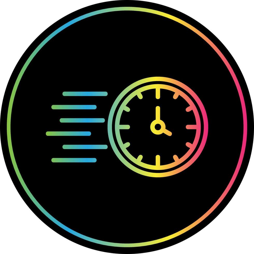 diseño de icono de vector de tiempo rápido