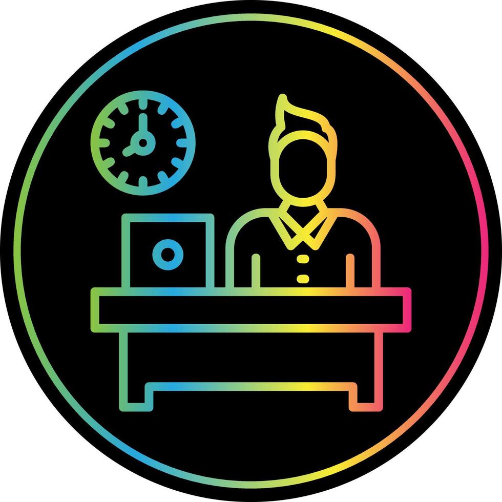Overtime Vector Icon Design