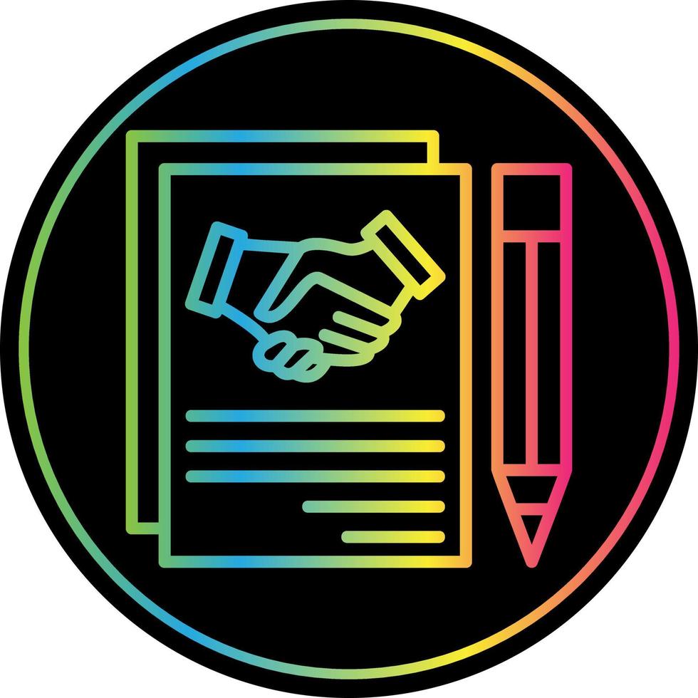 Agreement Vector Icon Design