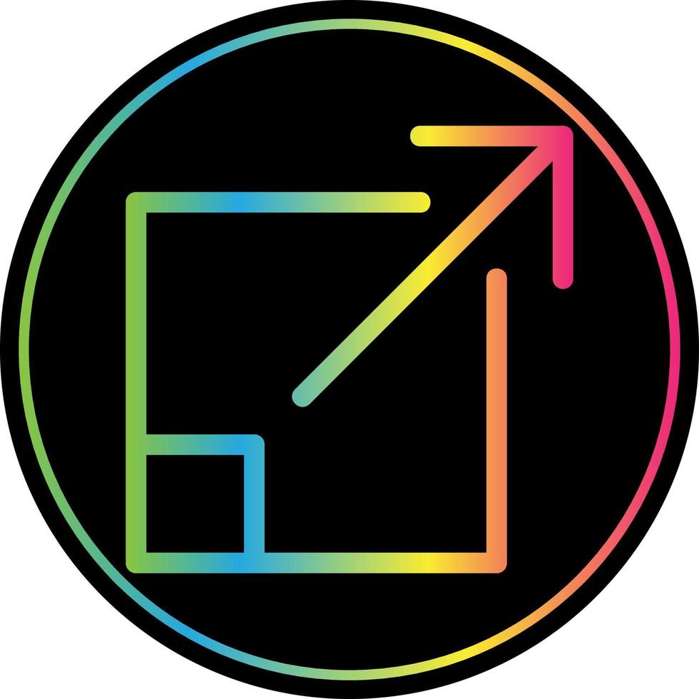 Resize Vector Icon Design