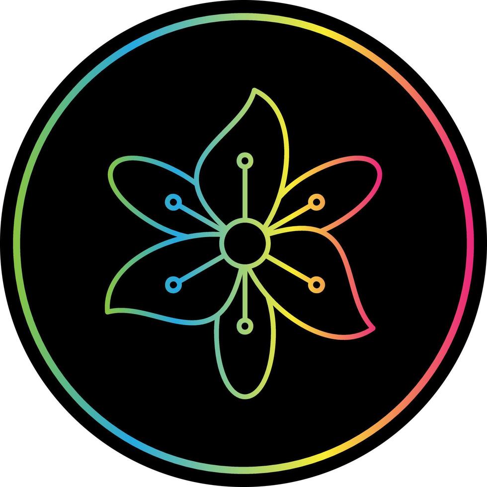 Freesia Vector Icon Design