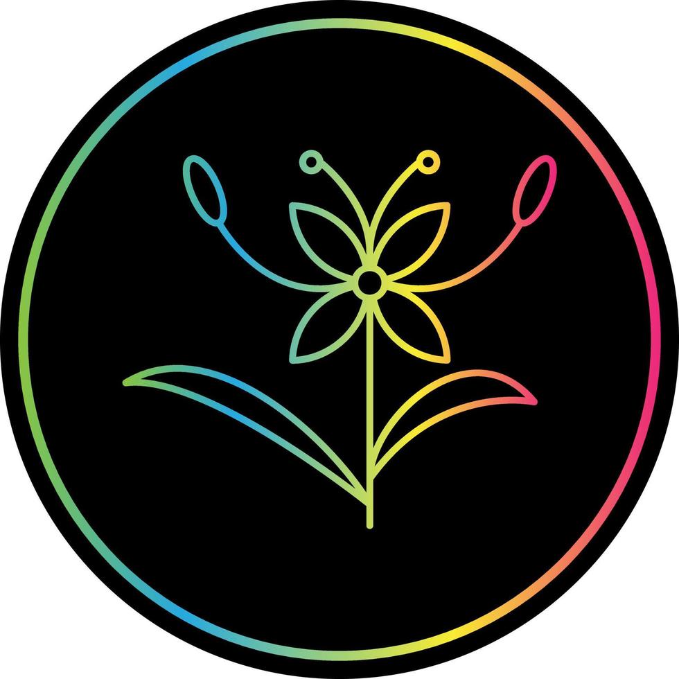 Ixora Vector Icon Design
