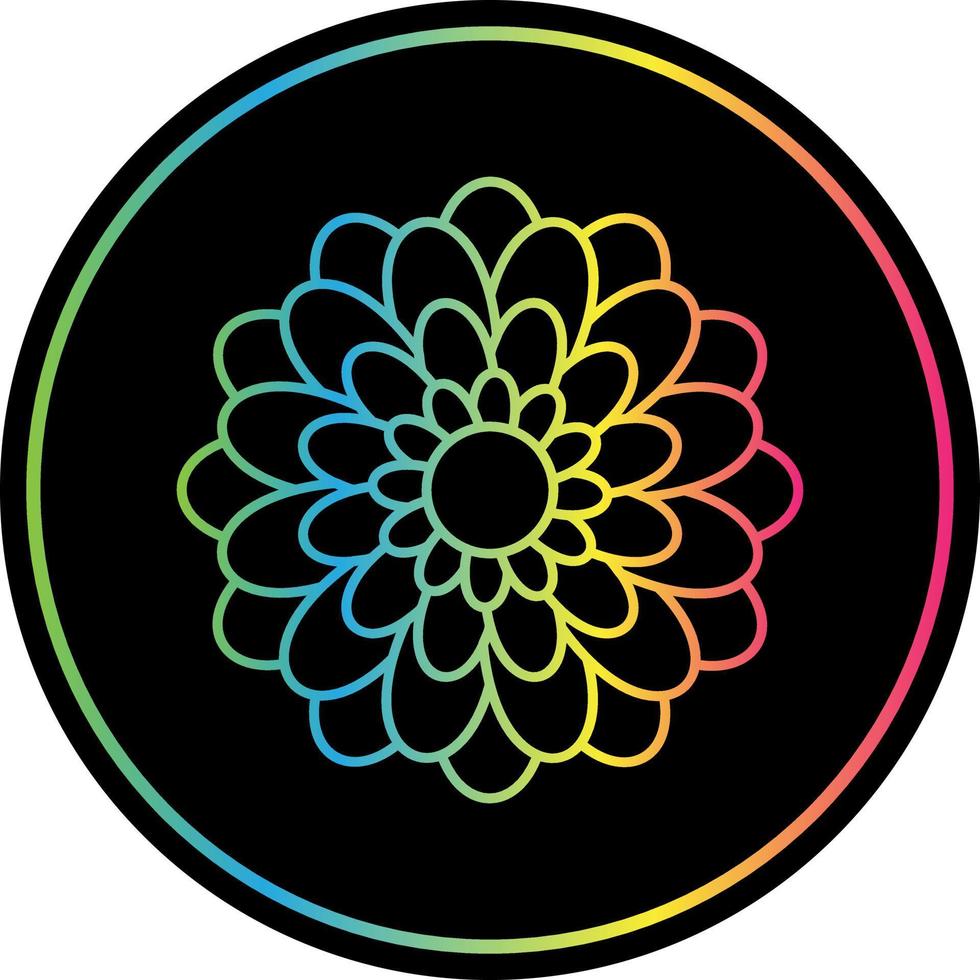 Chrysanthemum Vector Icon Design
