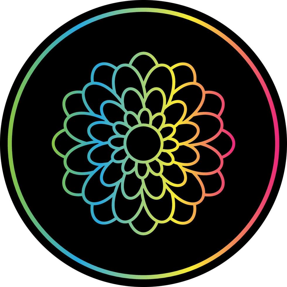 Chrysanthemum Vector Icon Design