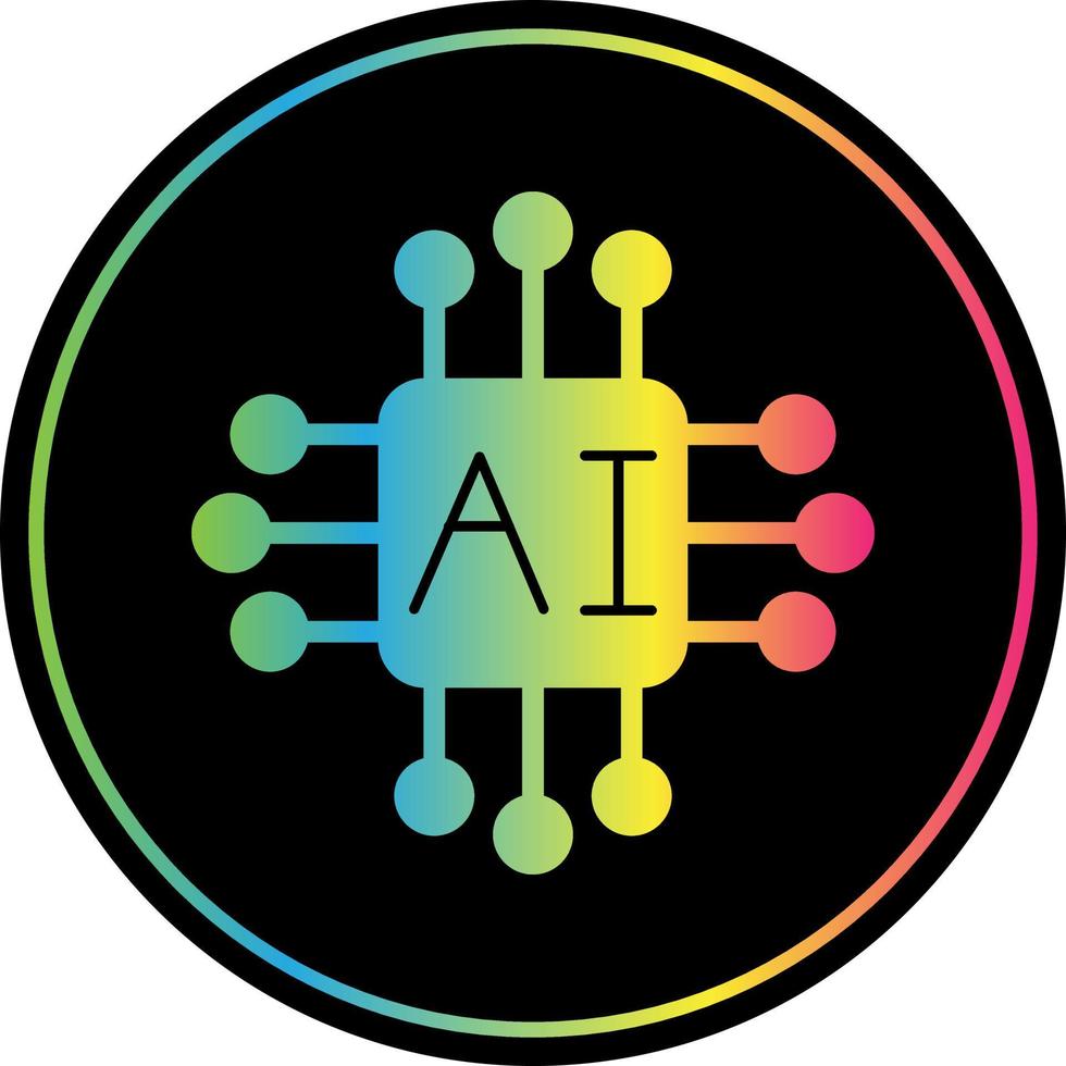 Artifical Intelligence Vector Icon Design
