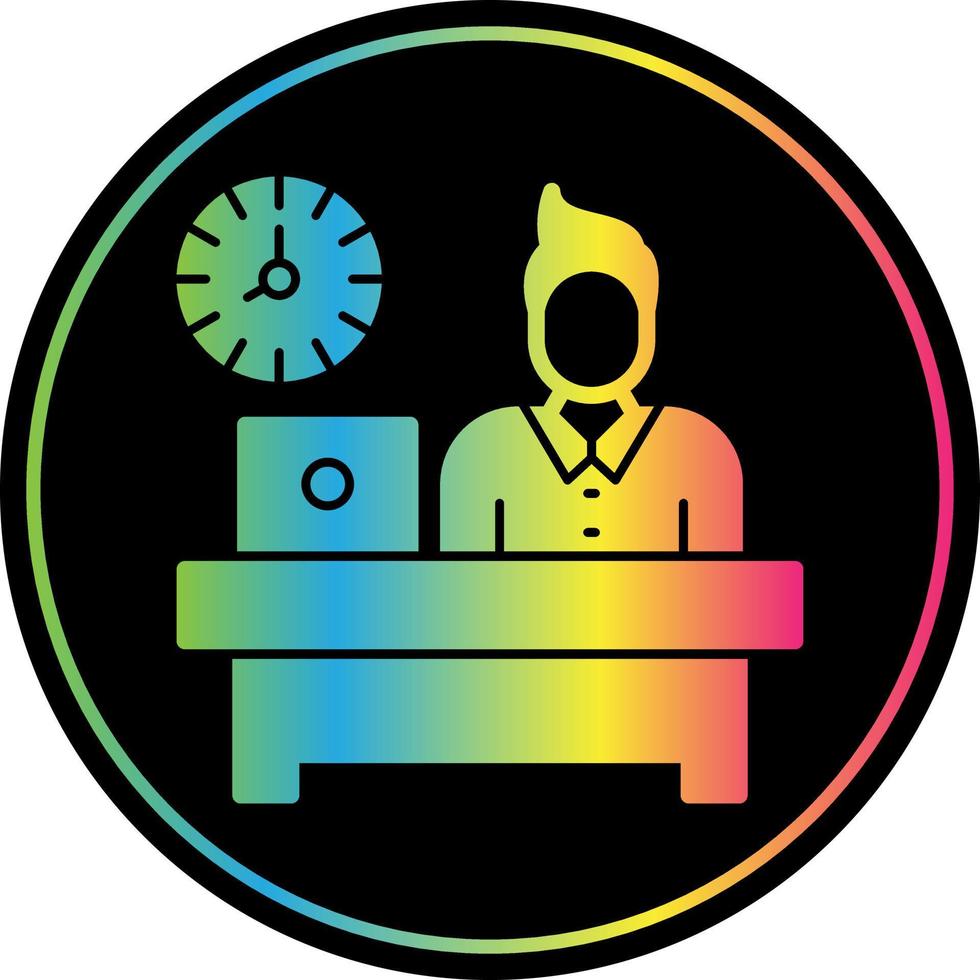 Overtime Vector Icon Design