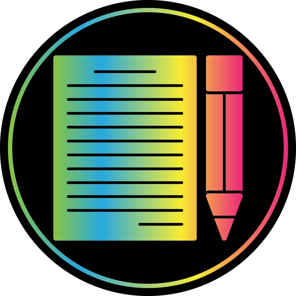 Contract Vector Icon Design