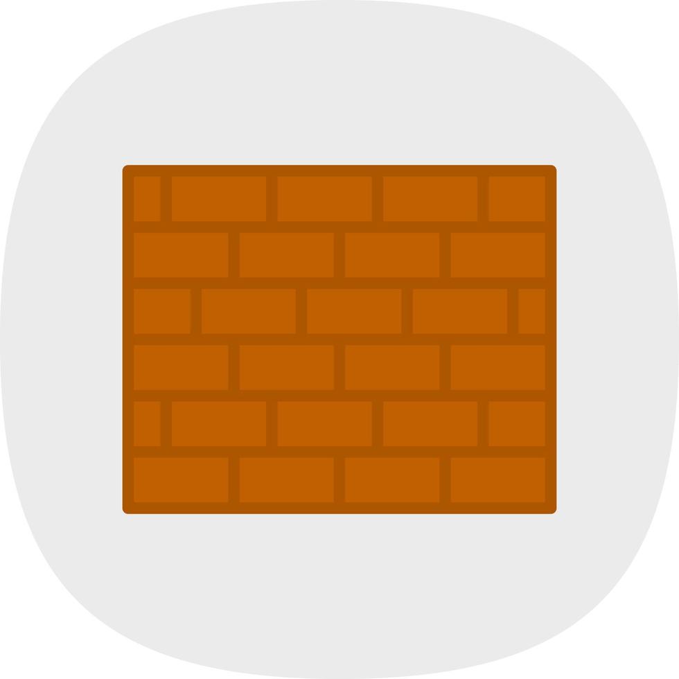 Brickwall Vector Icon Design