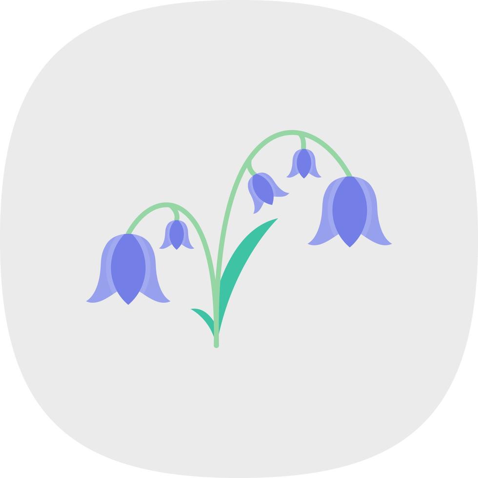 Bluebell Vector Icon Design