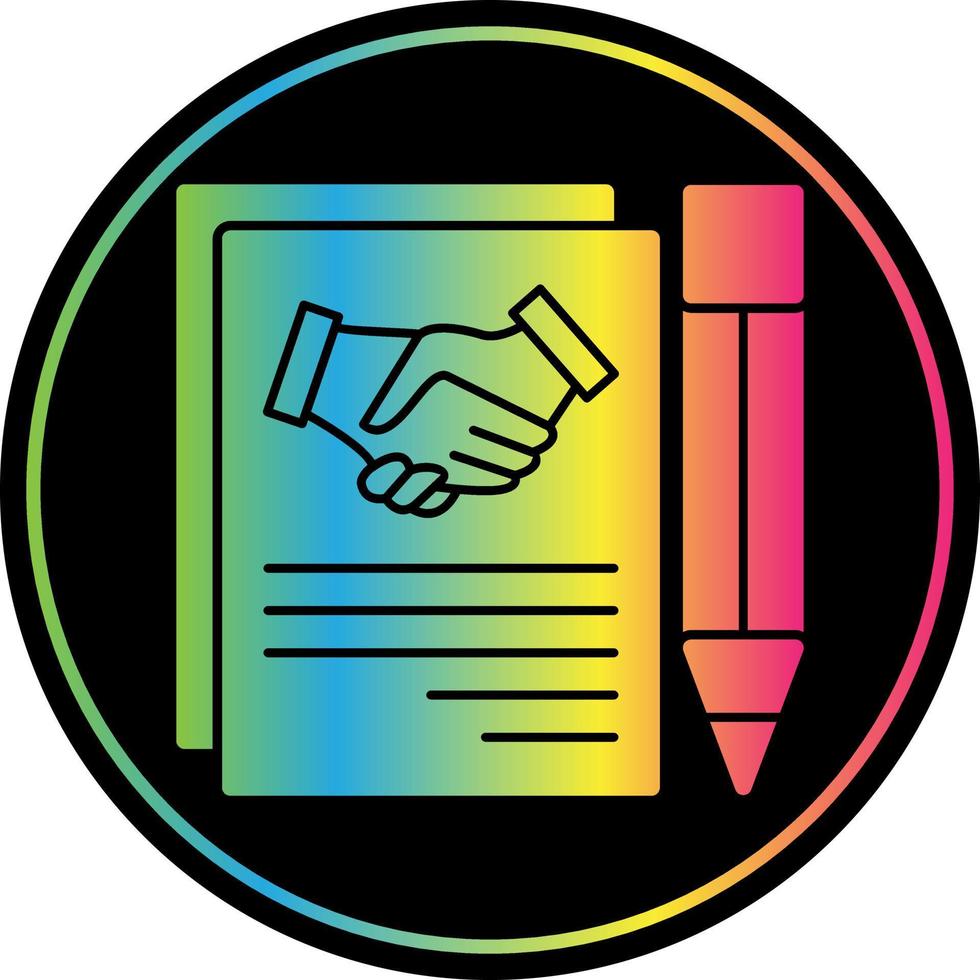 Agreement Vector Icon Design