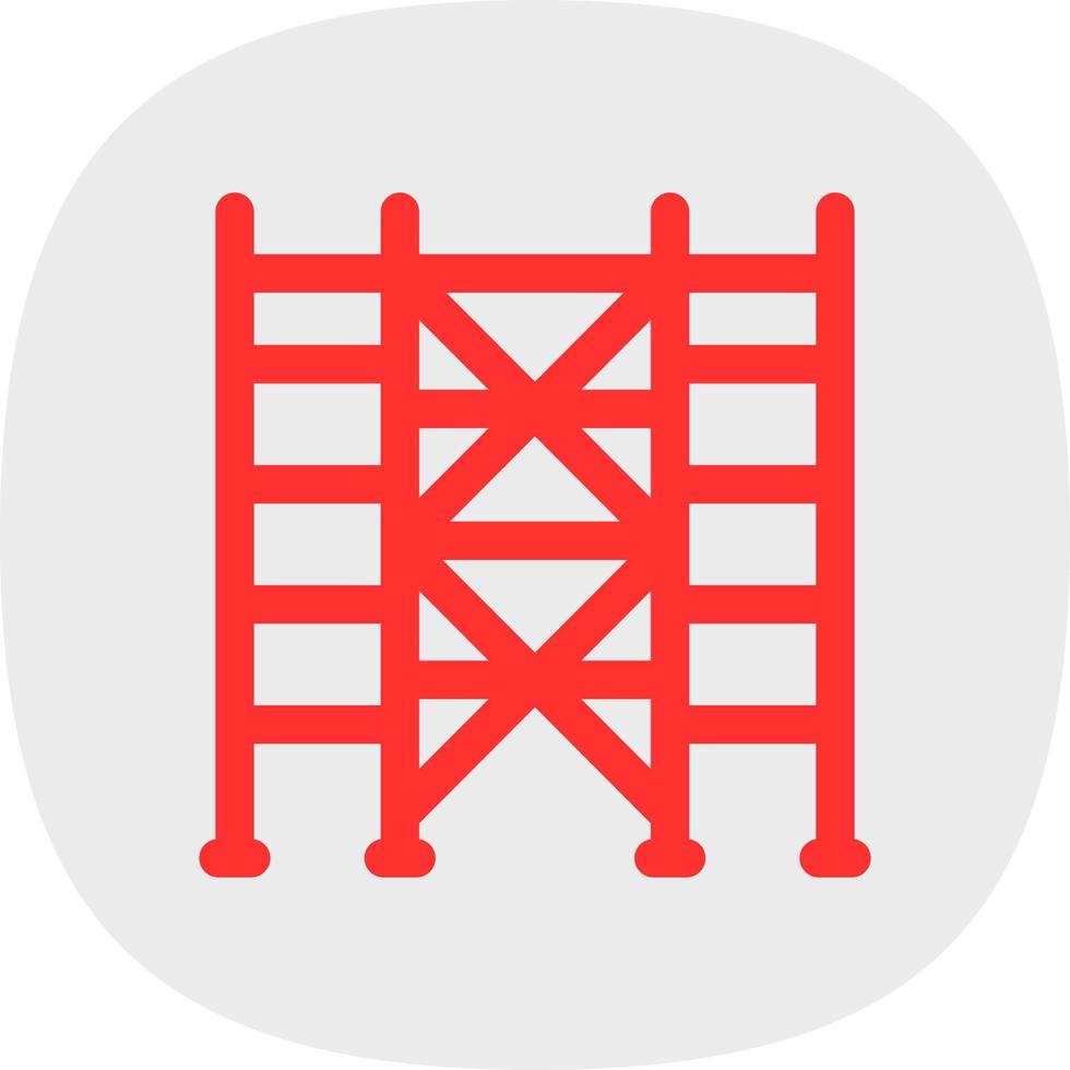 Scaffolding Vector Icon Design