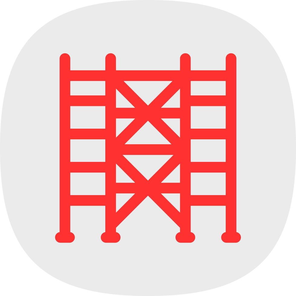 Scaffolding Vector Icon Design