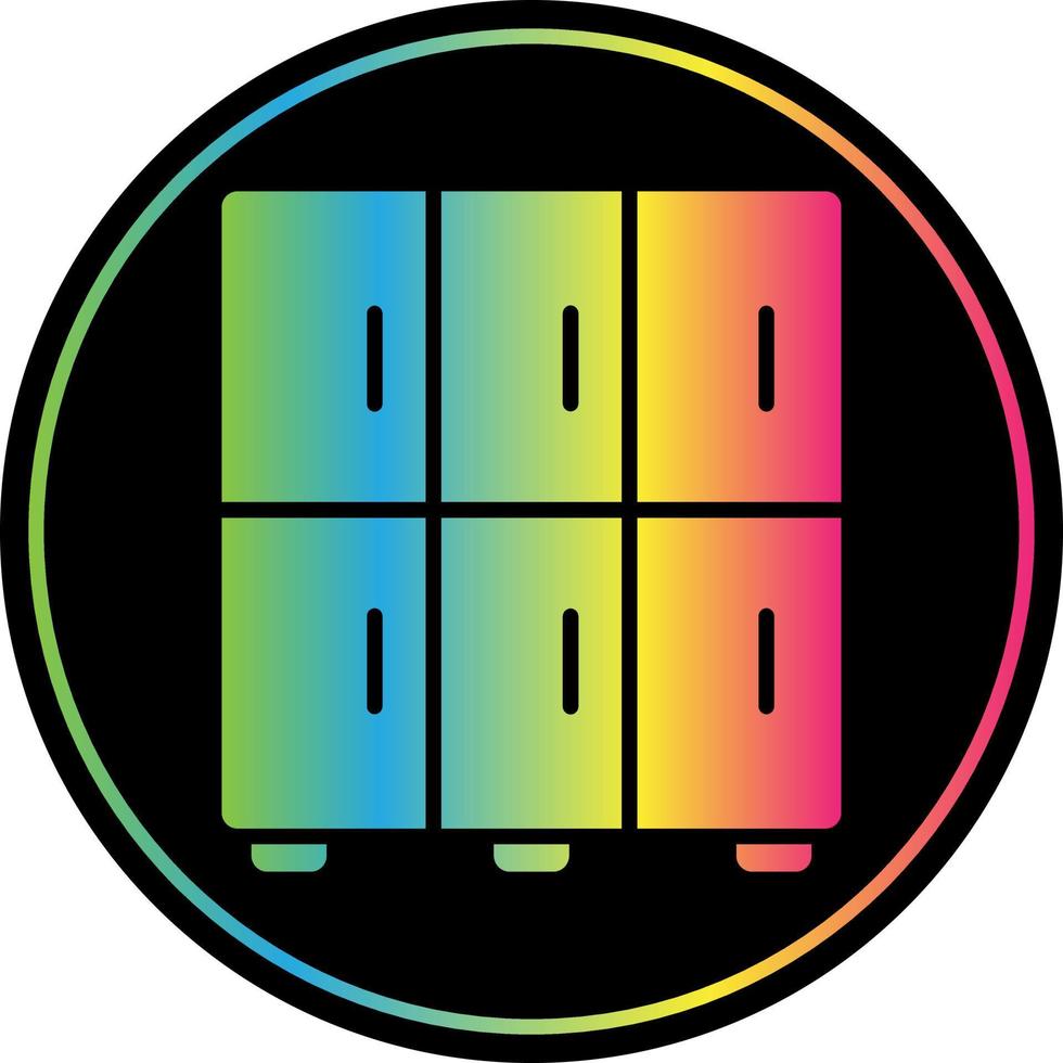 Locker Vector Icon Design