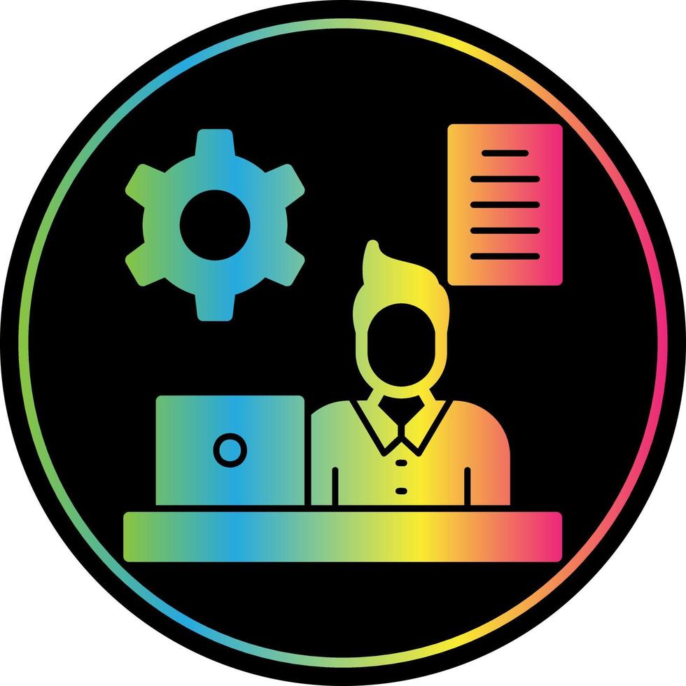 Multitasking Vector Icon Design
