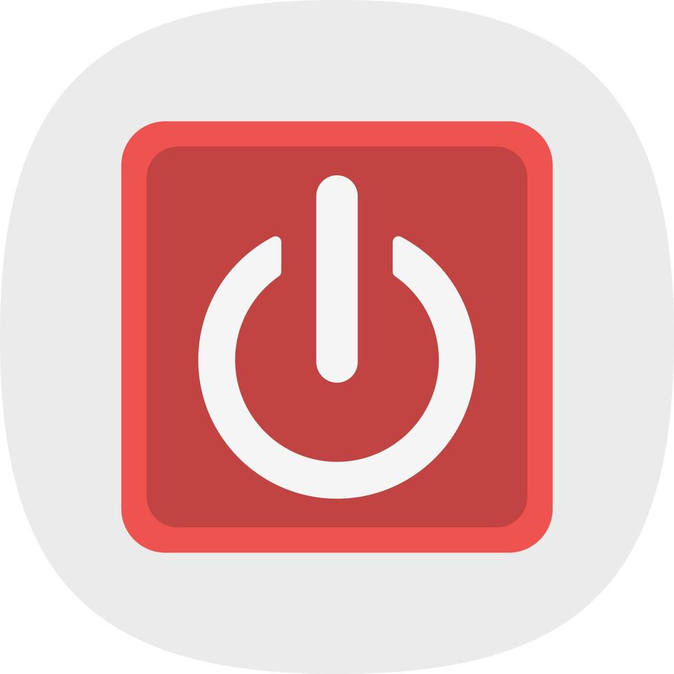 Power Button Vector Icon Design