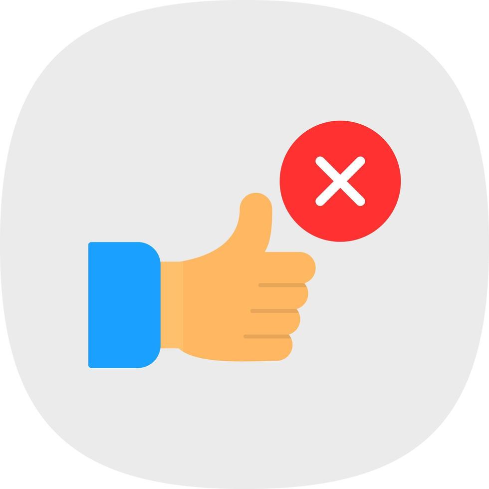 Disagree Vector Icon Design