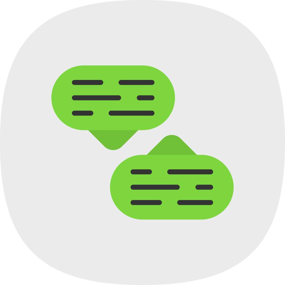 Conversation Vector Icon Design