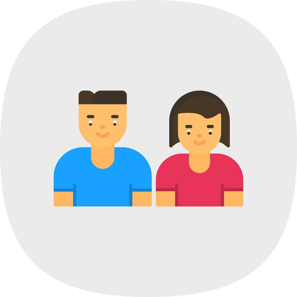 diseño de icono de vector de pareja