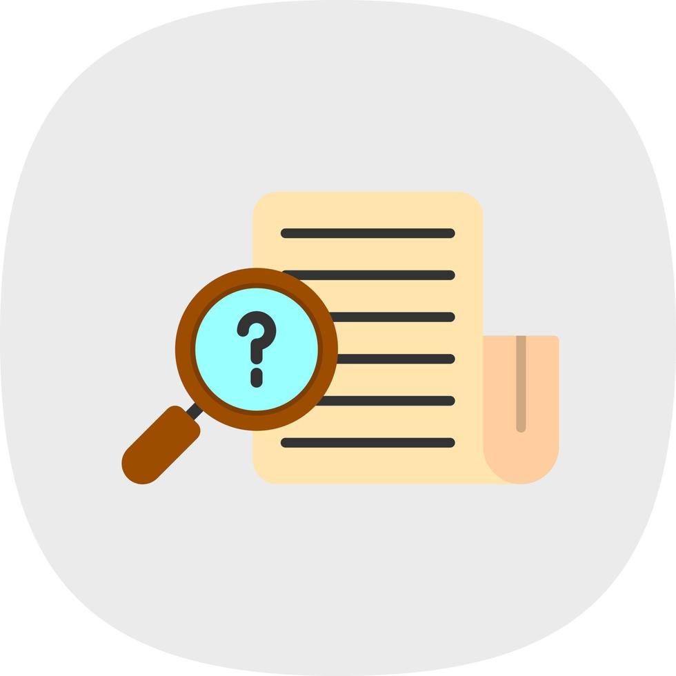 Interrogation Vector Icon Design
