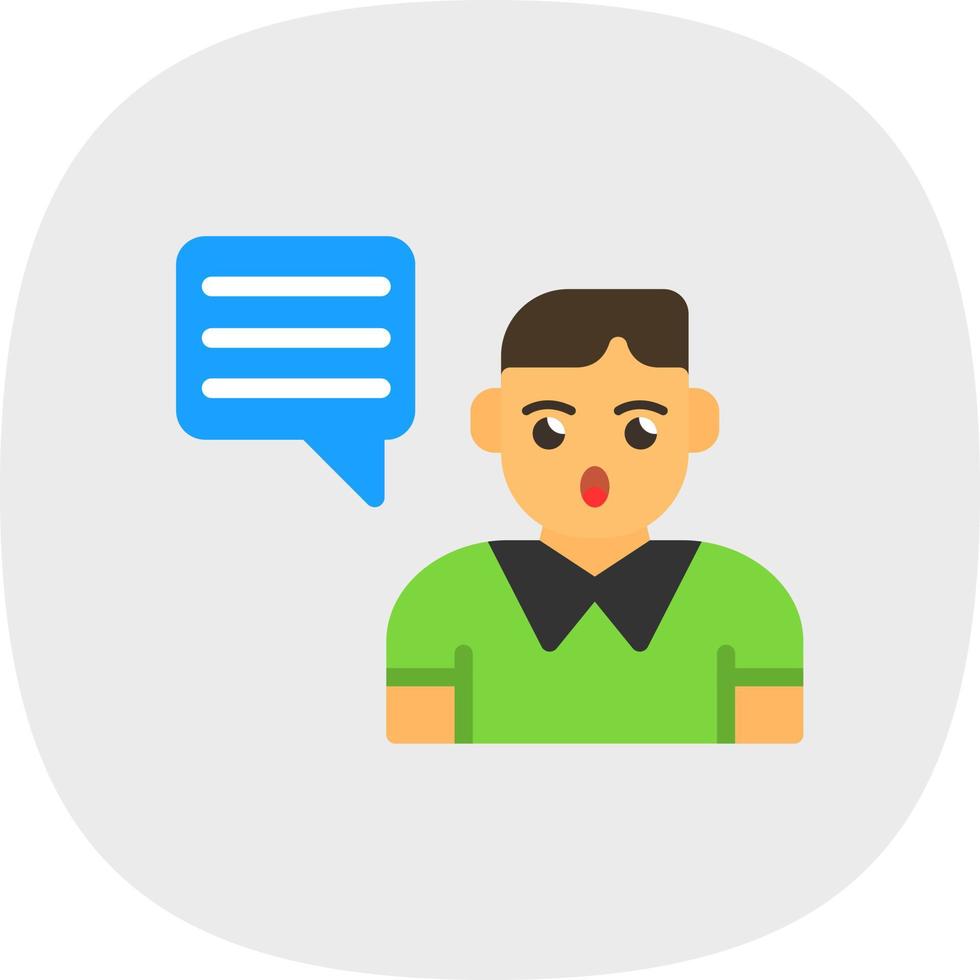Conversation Vector Icon Design