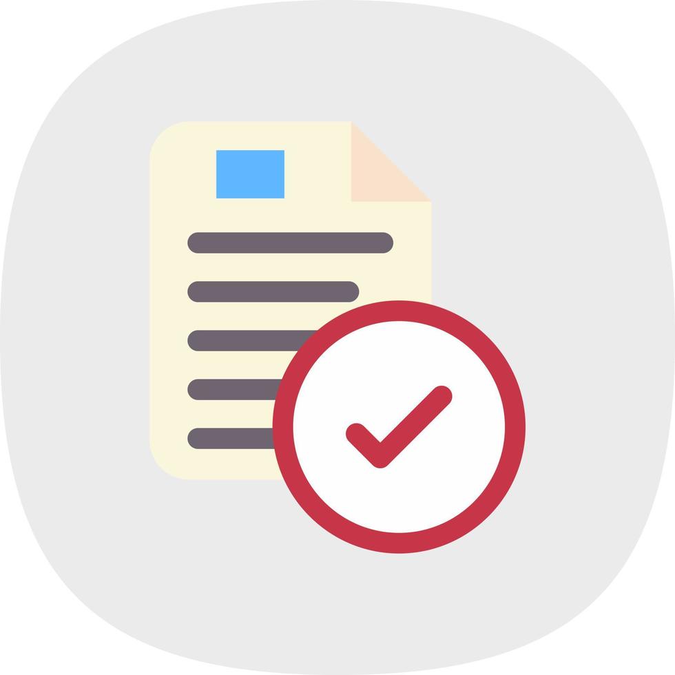 Verification Vector Icon Design