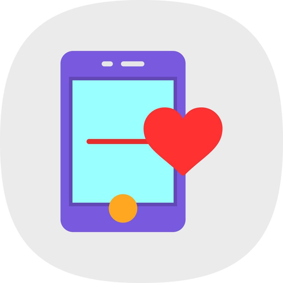Love Call Vector Icon Design