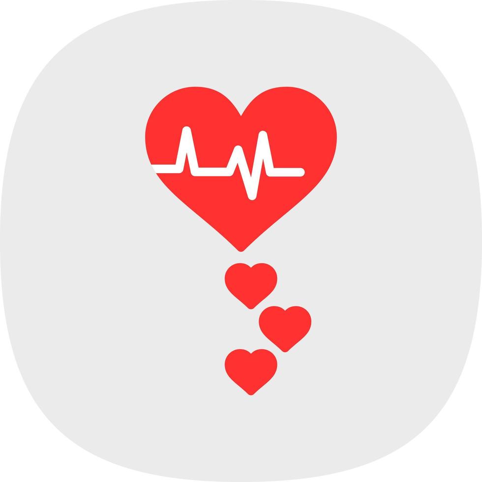 Heart Rate Vector Icon Design