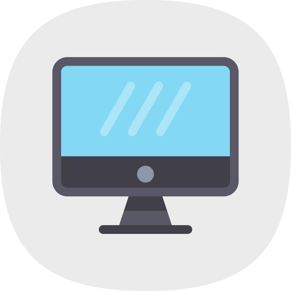 Monitor Screen Vector Icon Design