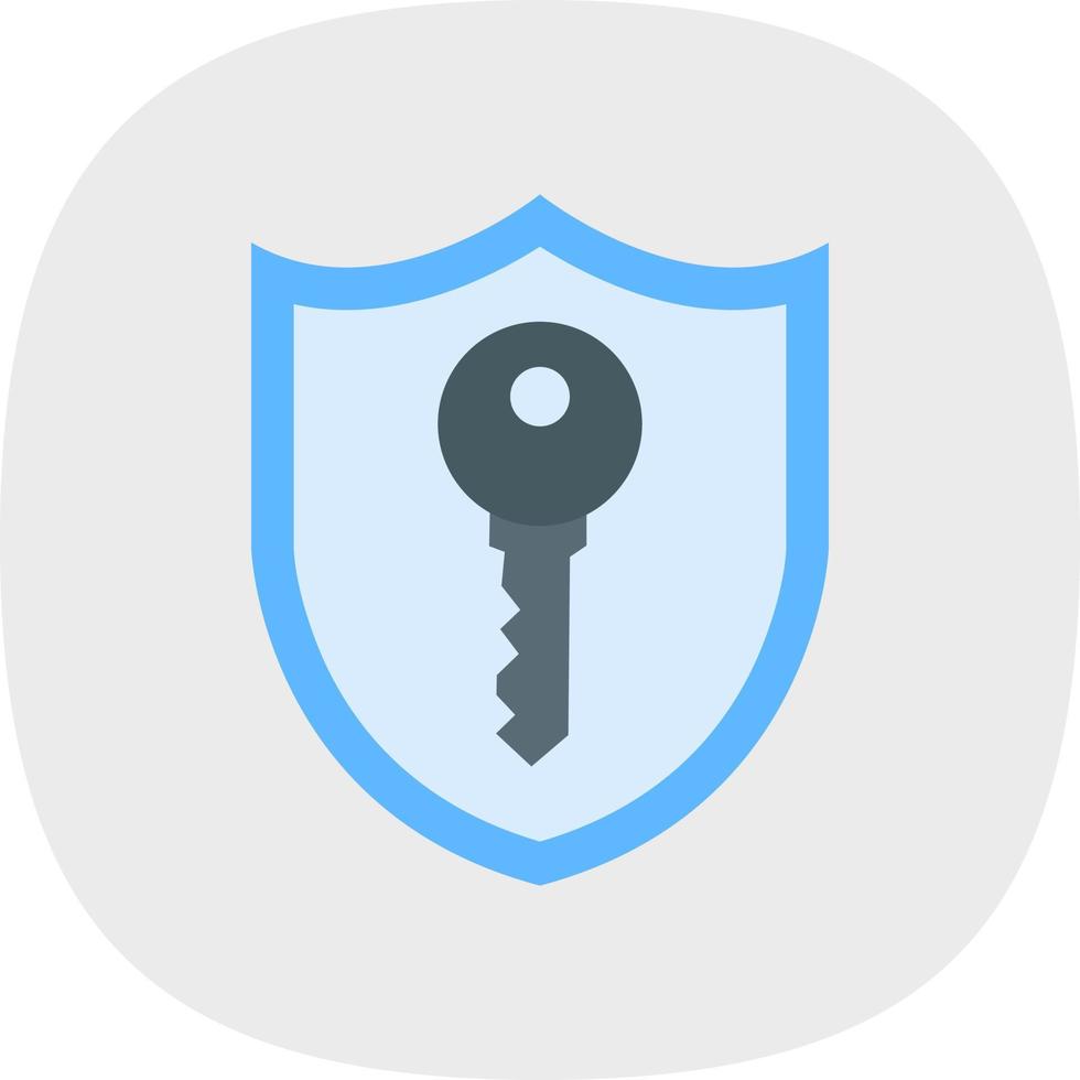 Private Key Vector Icon Design