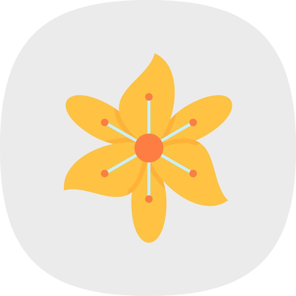 Freesia Vector Icon Design