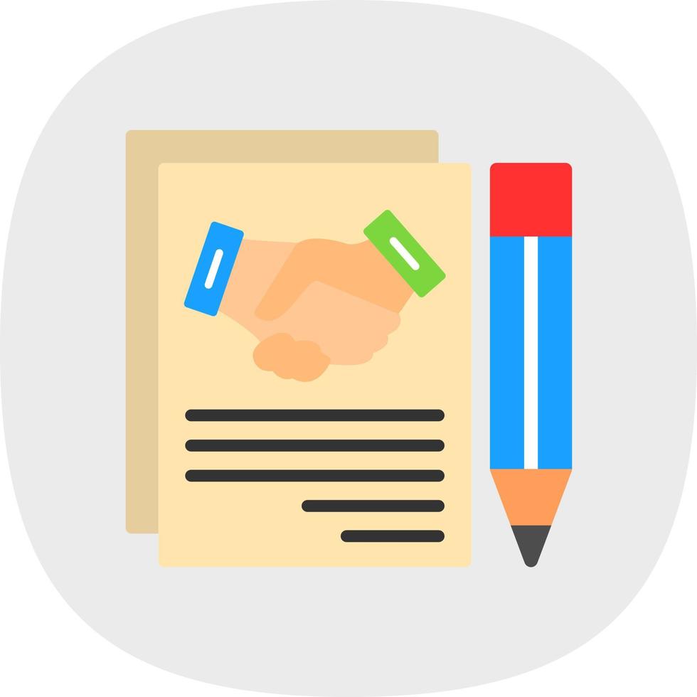 Agreement Vector Icon Design