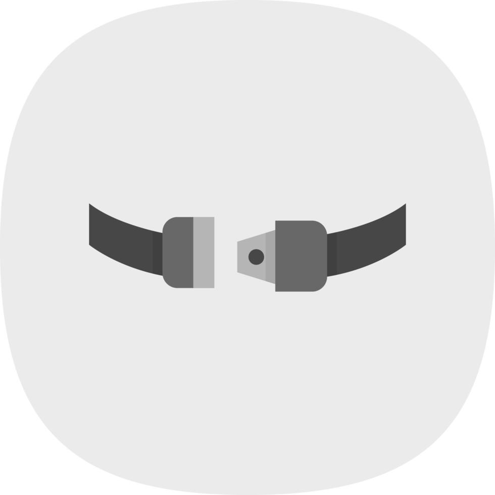 Safety Belt Vector Icon Design