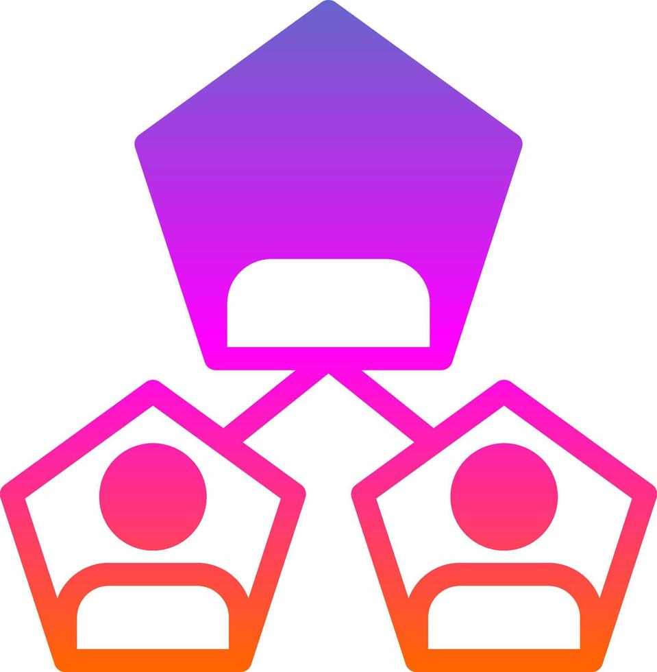 Segmentation Vector Icon Design