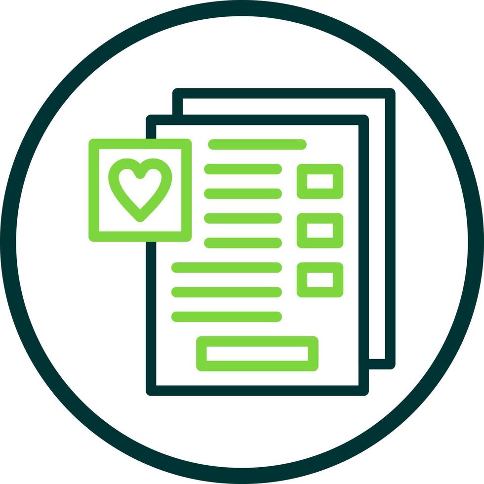 Wishlist Vector Icon Design