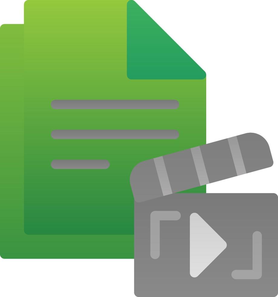 Scenario Vector Icon Design