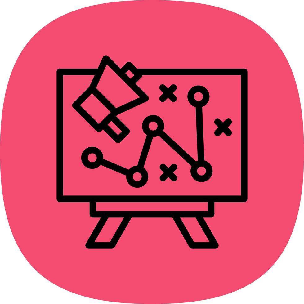 Marketing Strategy Vector Icon Design