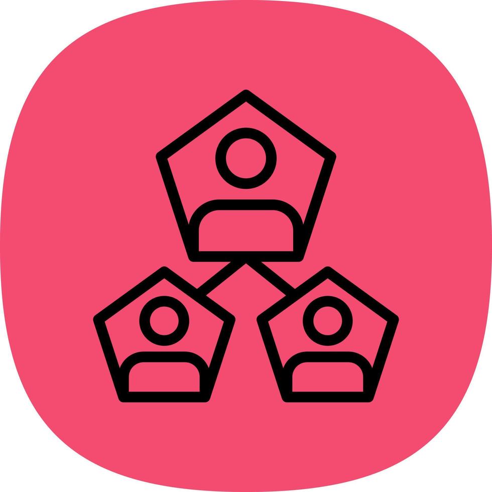 Segmentation Vector Icon Design