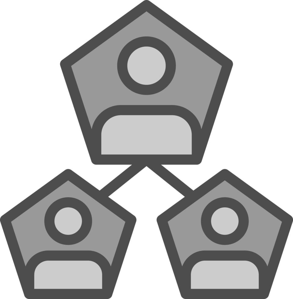 Segmentation Vector Icon Design