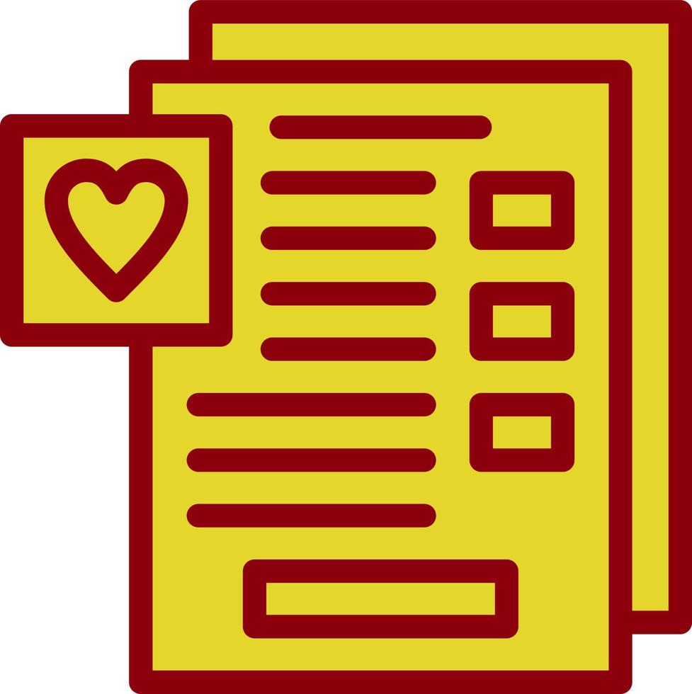 Wishlist Vector Icon Design