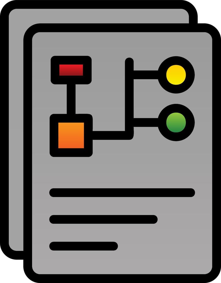 Workflow Vector Icon Design