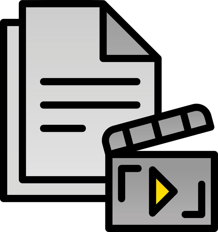 Scenario Vector Icon Design
