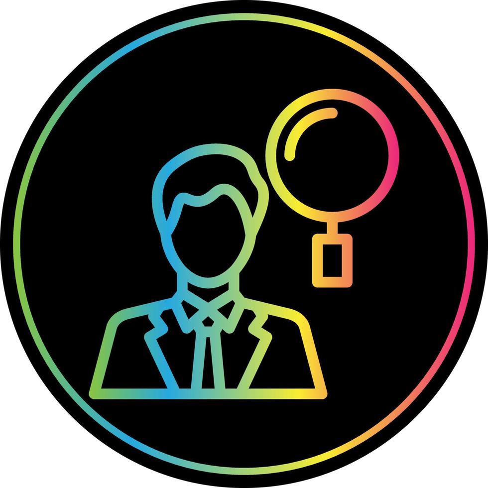 Consumer Research Vector Icon Design