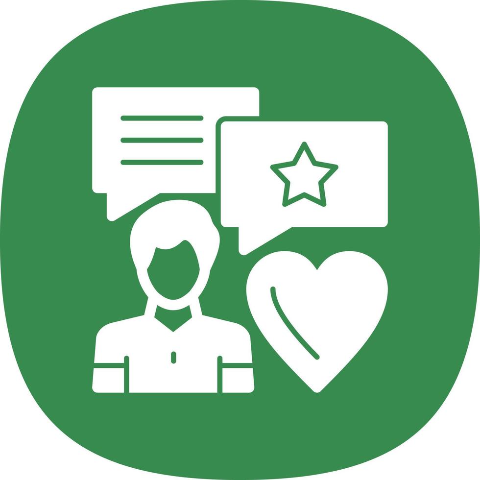 Feedback Vector Icon Design