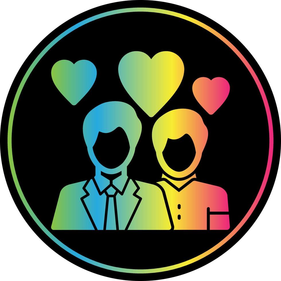 Relationship Vector Icon Design