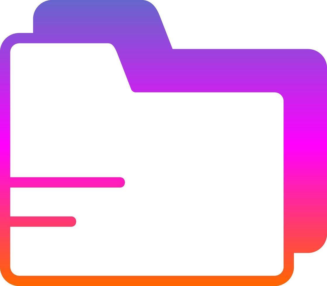 Folder Vector Icon Design
