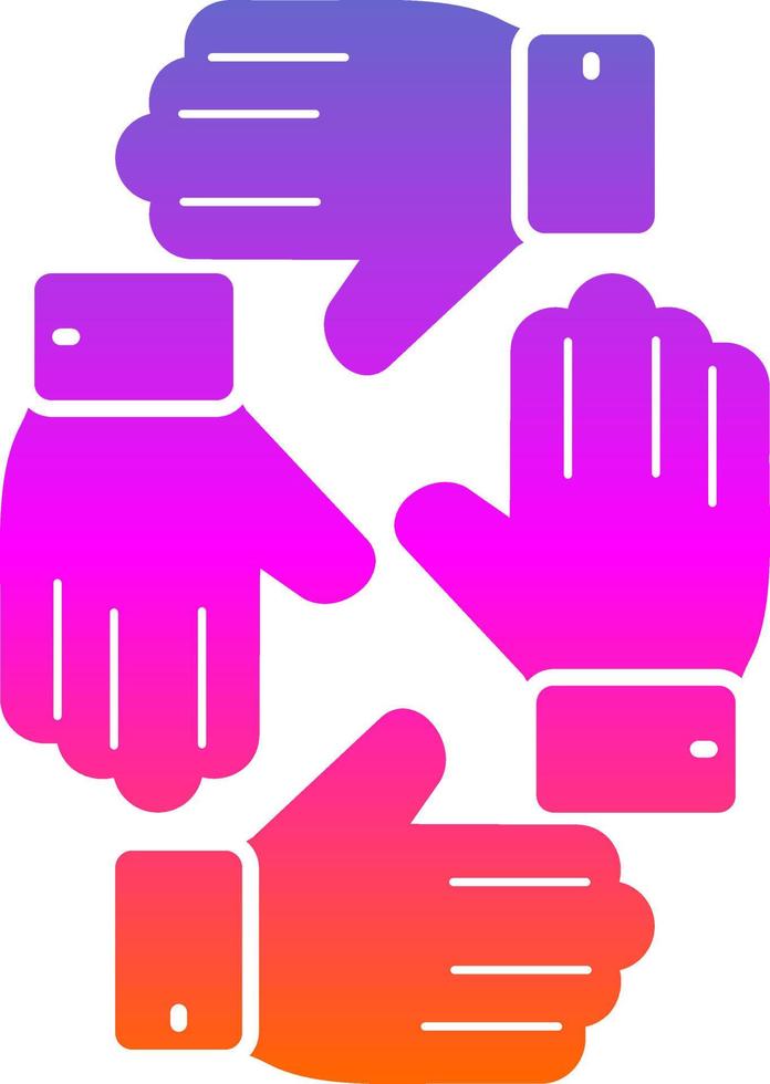 Teamwork Vector Icon Design