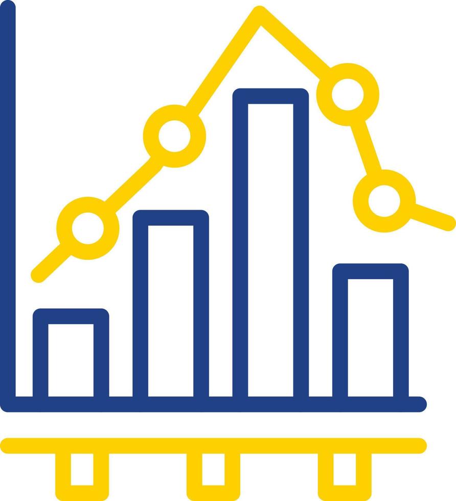 Bar Chart Vector Icon Design