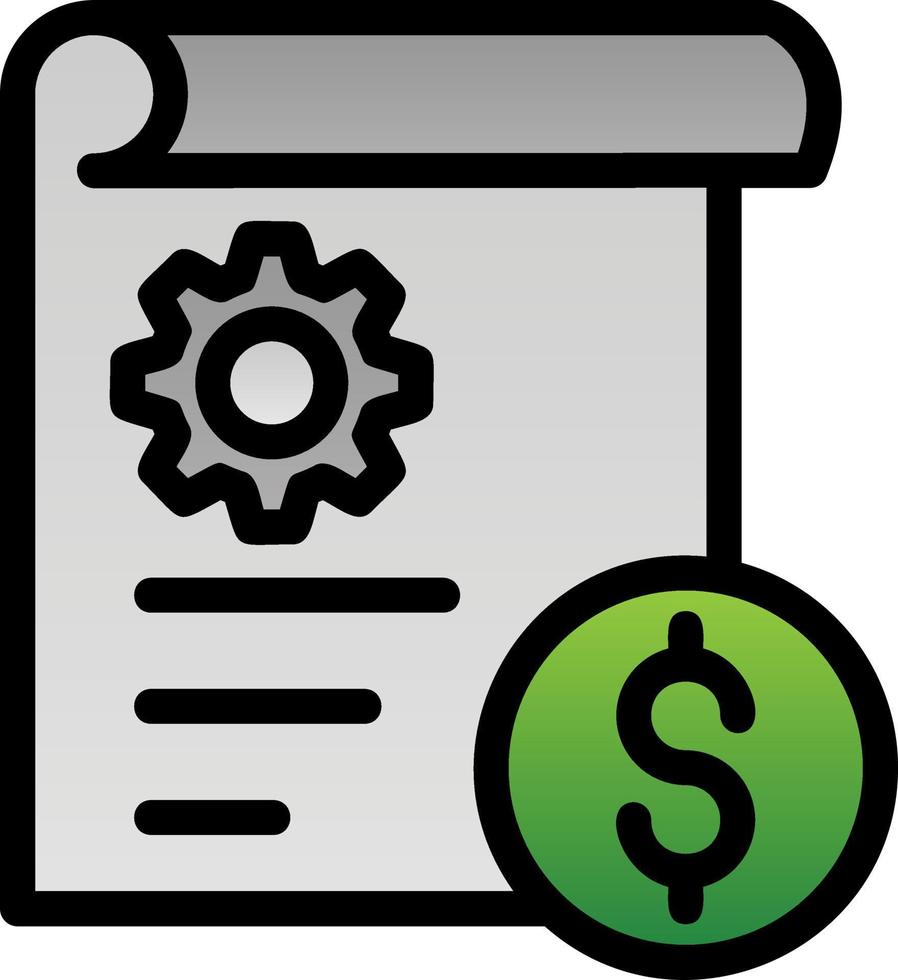 Budget Vector Icon Design